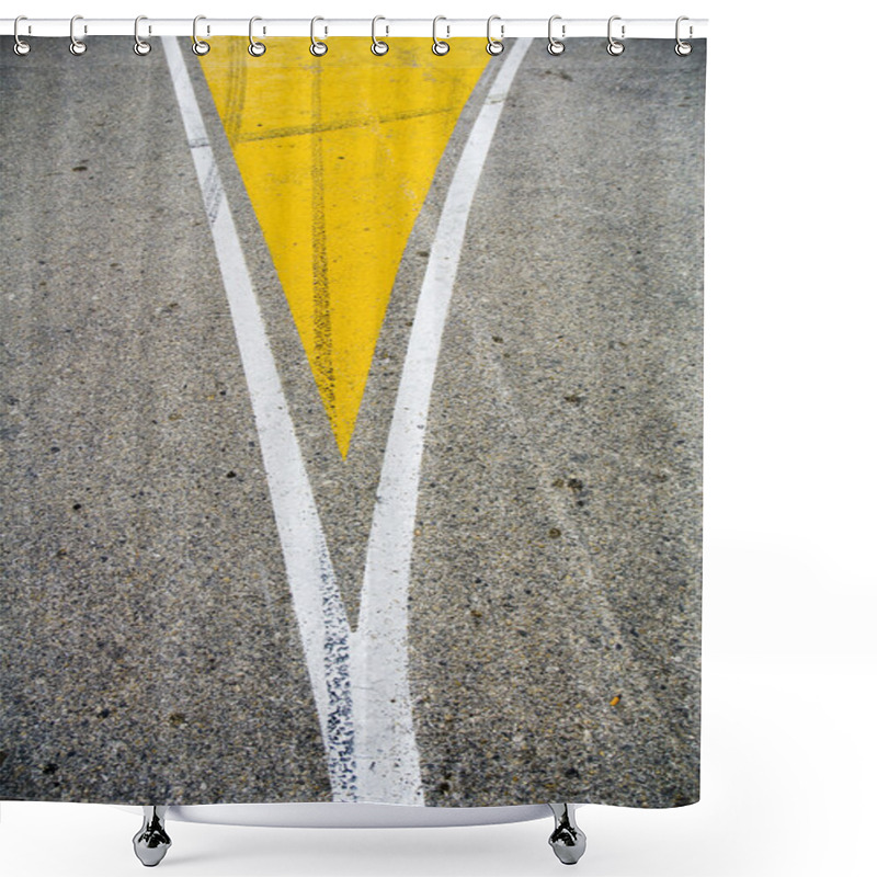 Personality  Road Split Shower Curtains