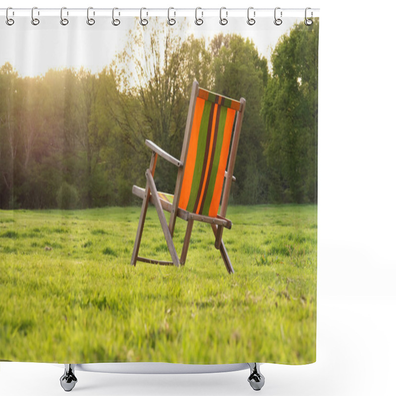 Personality  Garden Chair Shower Curtains