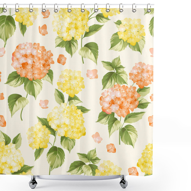 Personality  The Flower Pattern. Shower Curtains