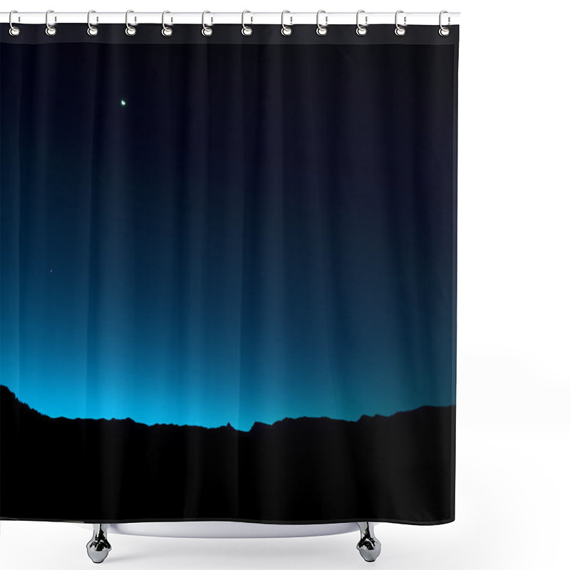 Personality  Night Sky With Starts Shower Curtains