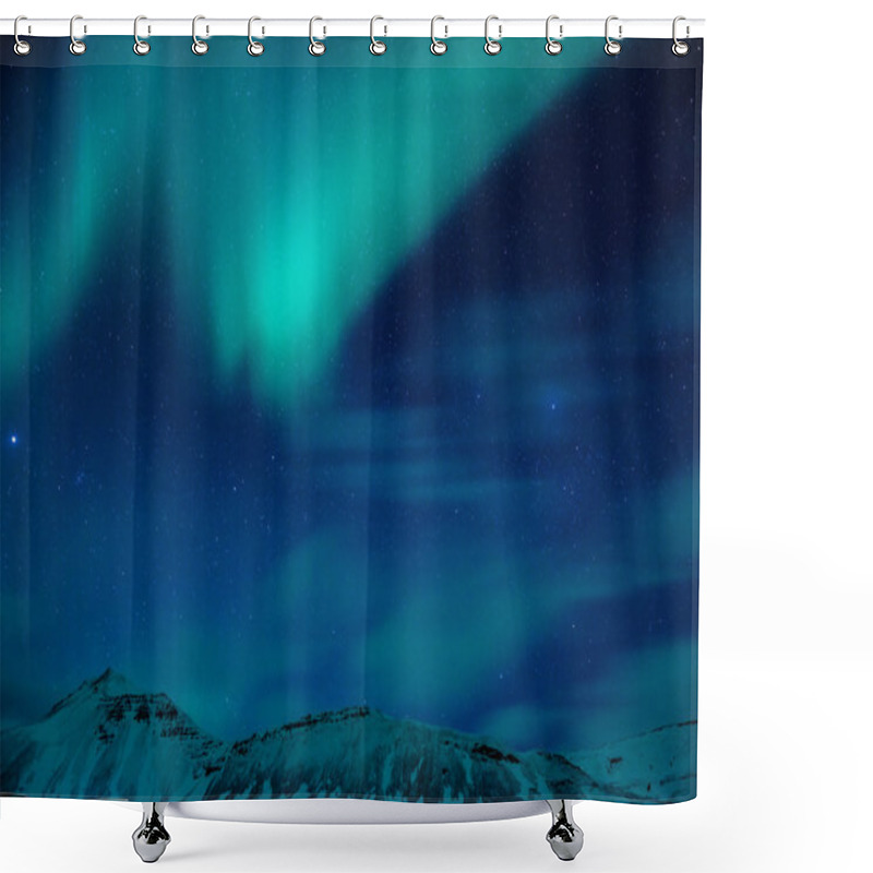 Personality  Amazing Northern Light Shower Curtains