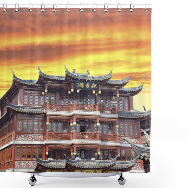 Personality  Shanghai Old Town Shower Curtains