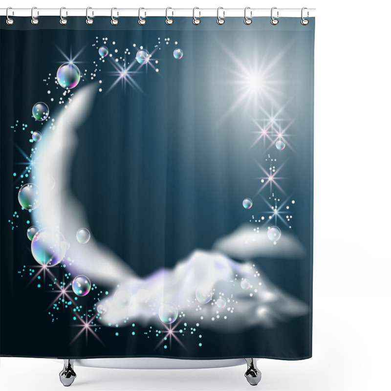 Personality  Night Sky Shower Curtains