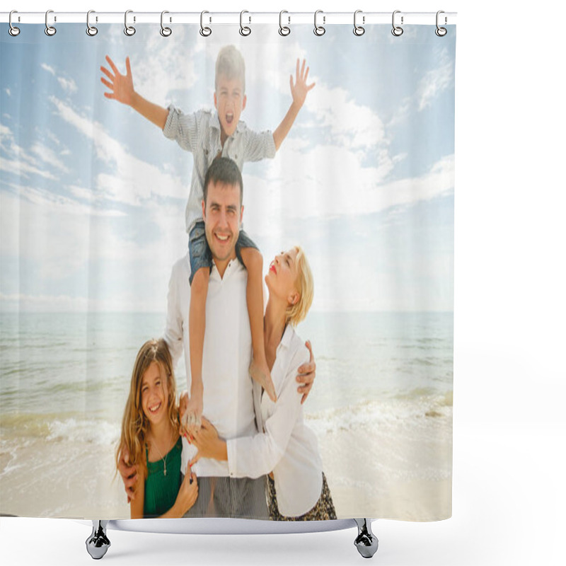 Personality  Happy Shower Curtains