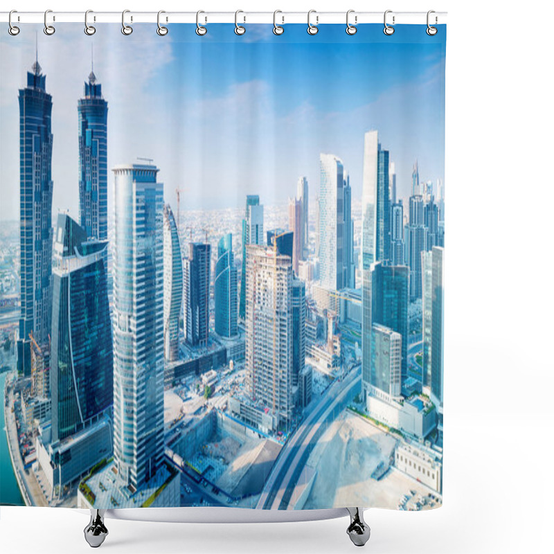 Personality  Beautiful Dubai City Shower Curtains