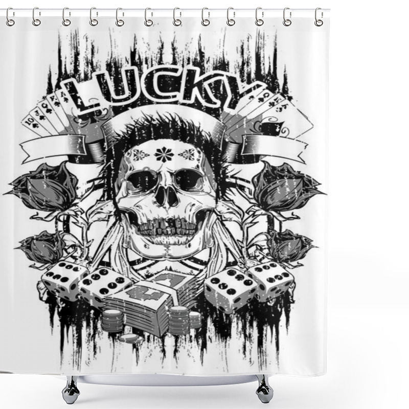 Personality  Lucky Shower Curtains