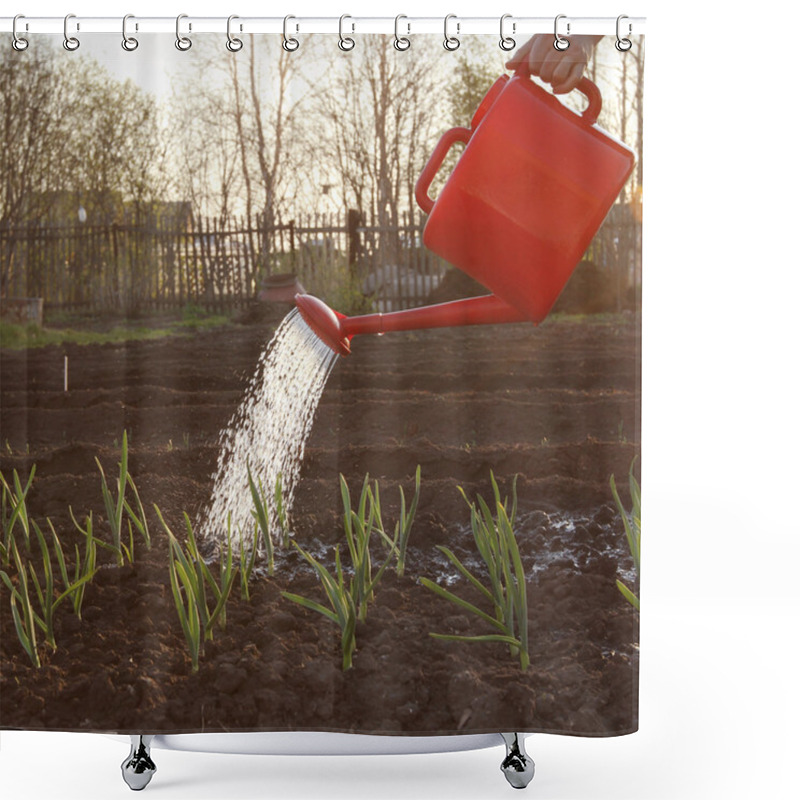 Personality  Garden Work Shower Curtains