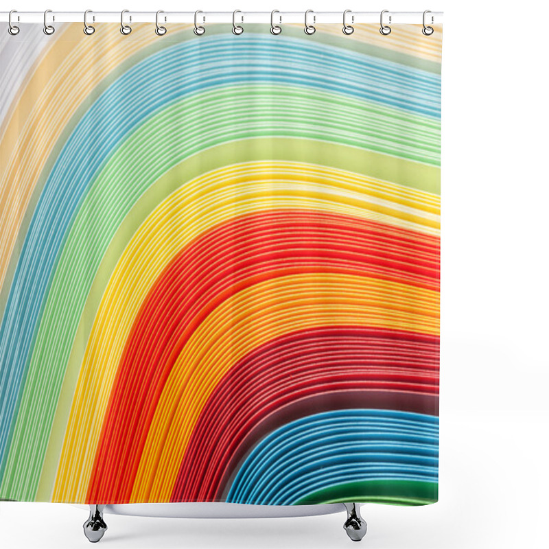 Personality  Paper Strips Shower Curtains