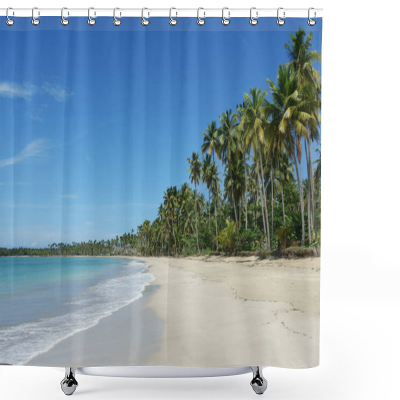 Personality  Beautiful Natural Beach, Samana, Dominican Republic                                Shower Curtains