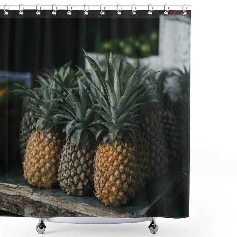 Personality  Pineapples Shower Curtains