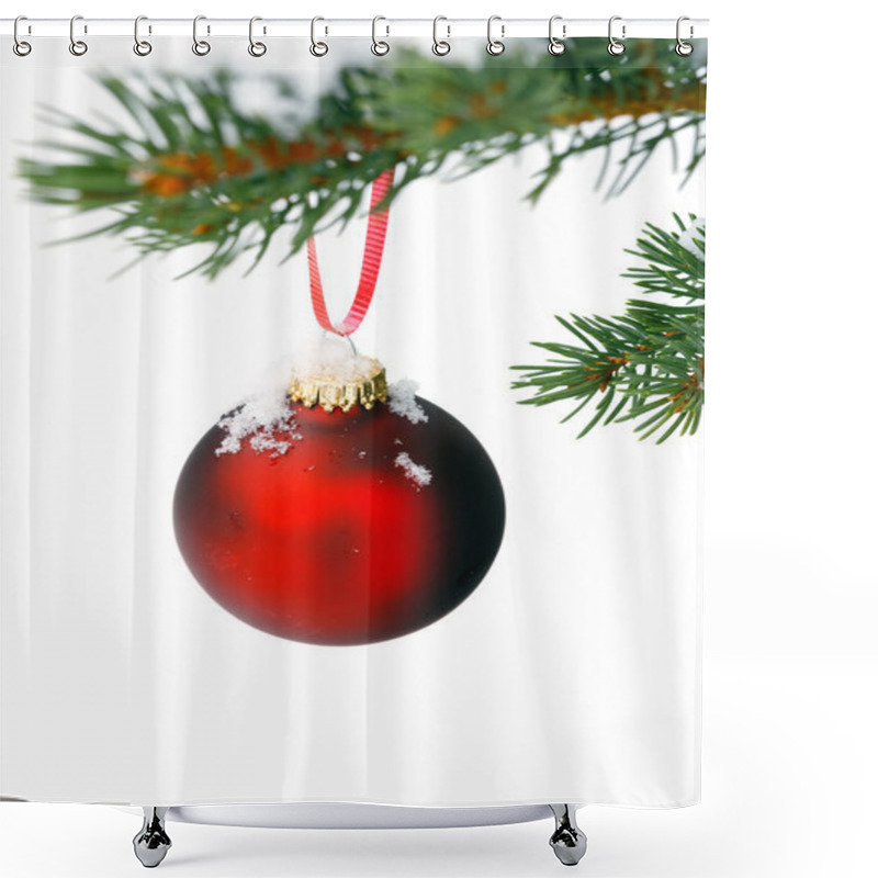 Personality  Christmas Ball Shower Curtains