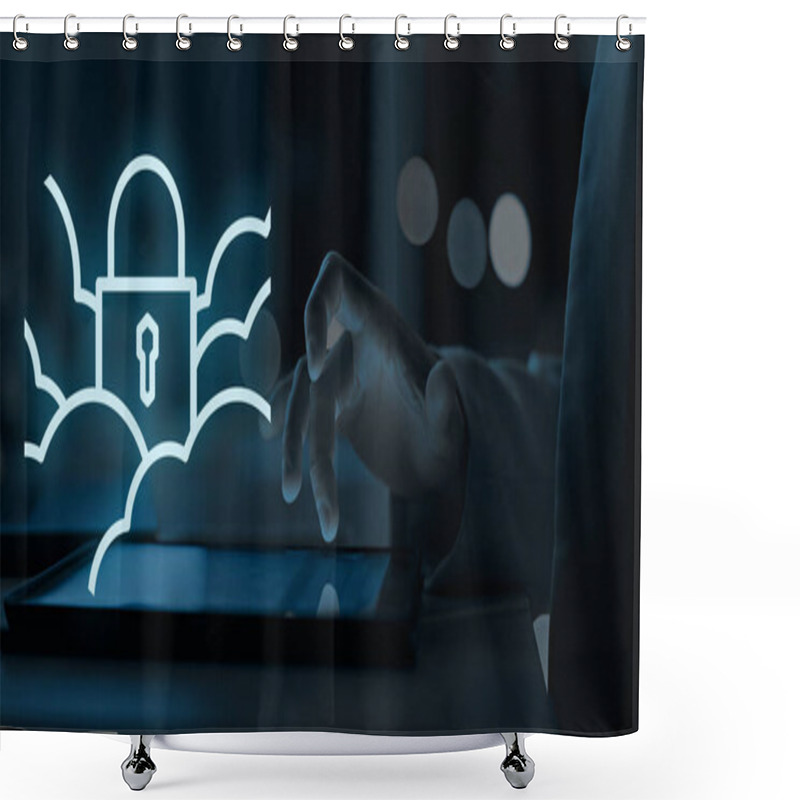 Personality  Ensuring Secure Data Protecting Privacy, Integrity, And Compliance In The Digital Age Shower Curtains