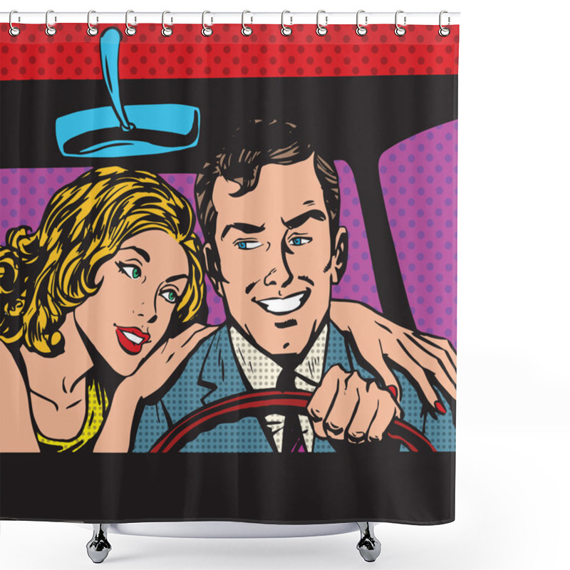 Personality  Pop Art Comics Retro Style Halftone Shower Curtains