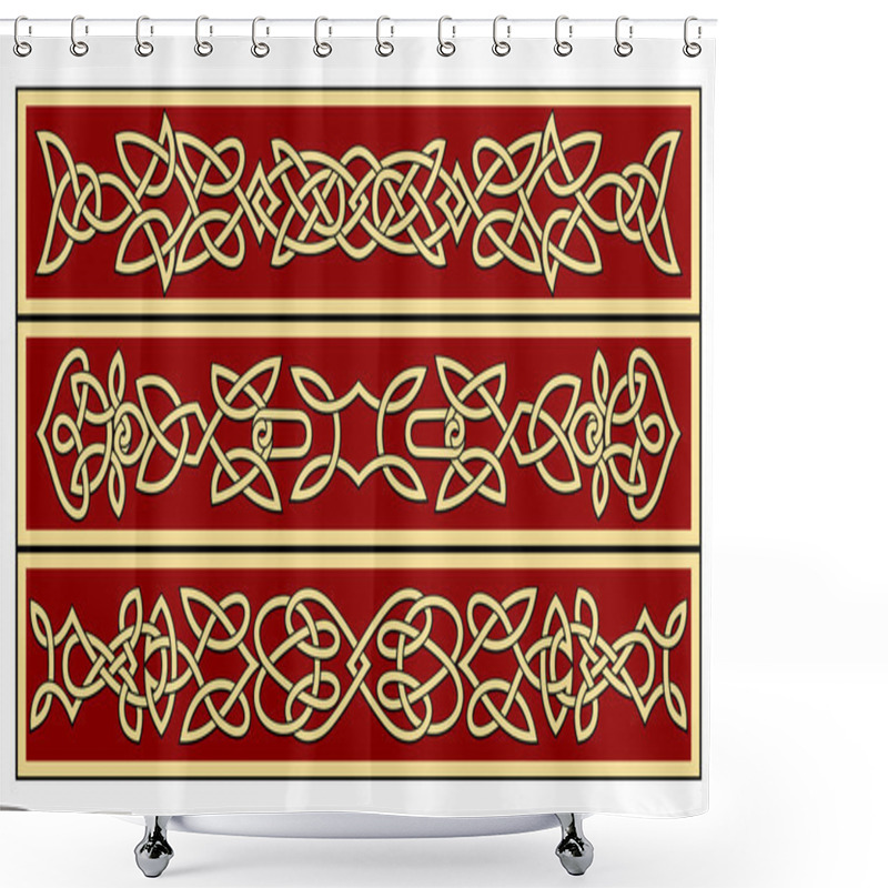 Personality  Celtic Ornaments Shower Curtains