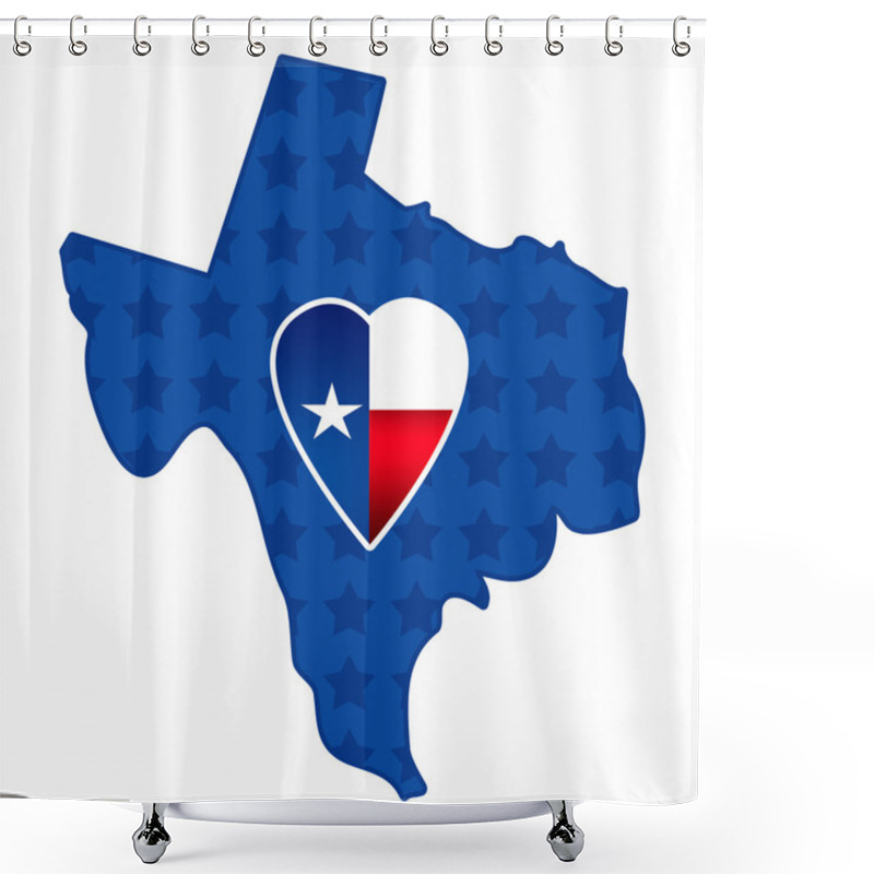 Personality  Texas Independence Day Shower Curtains