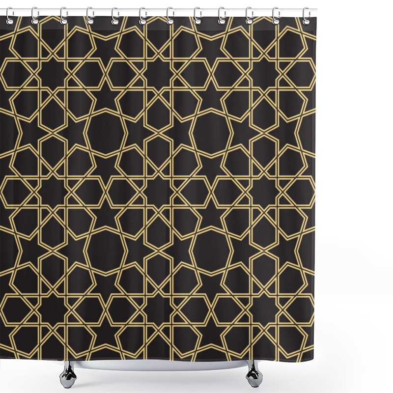 Personality  Abstract  Arabic Art Seamless Pattern Shower Curtains