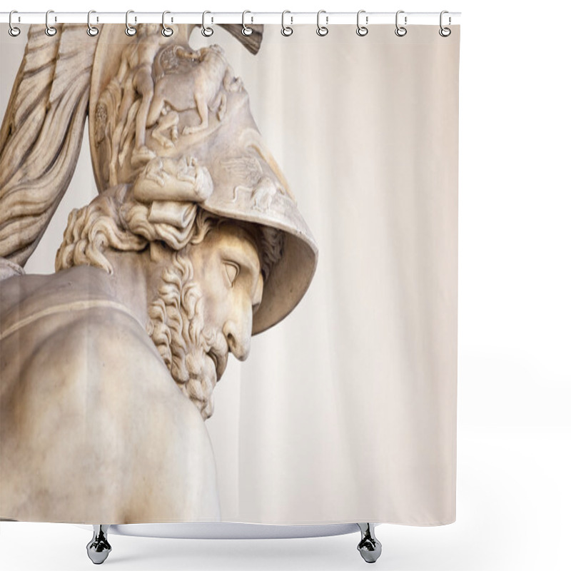 Personality  Menelaus Supporting The Body Of Patroclus Shower Curtains