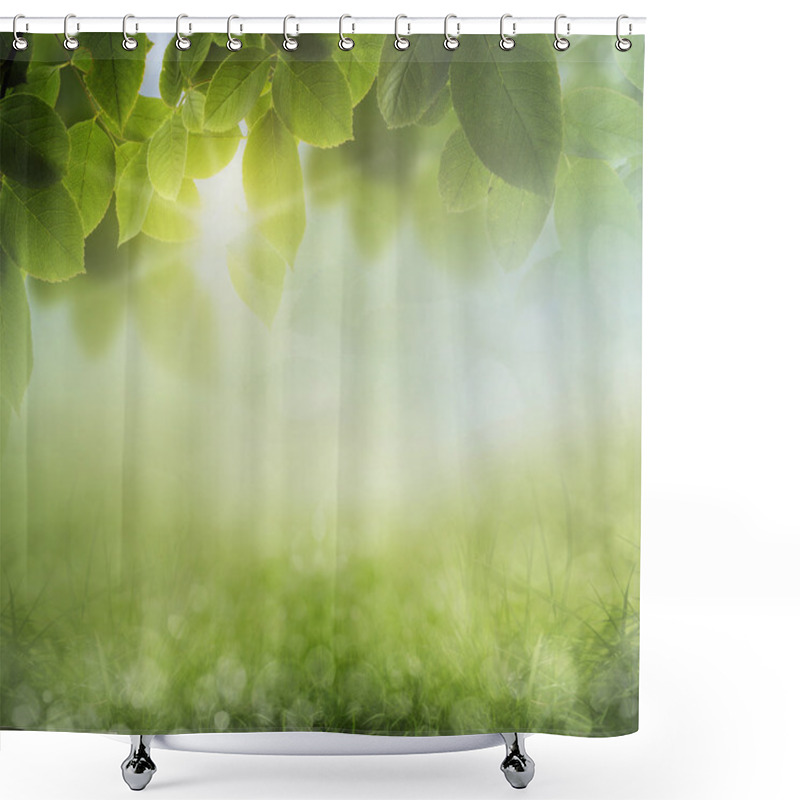 Personality  Beautiful Nature Bokeh Shower Curtains