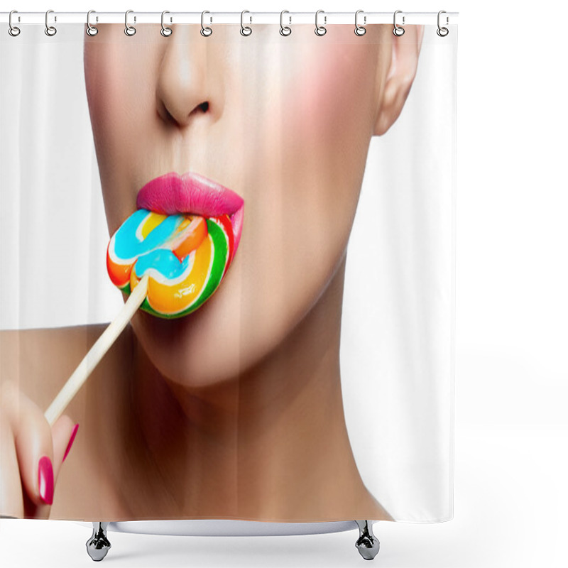 Personality  Sweet Bite Shower Curtains