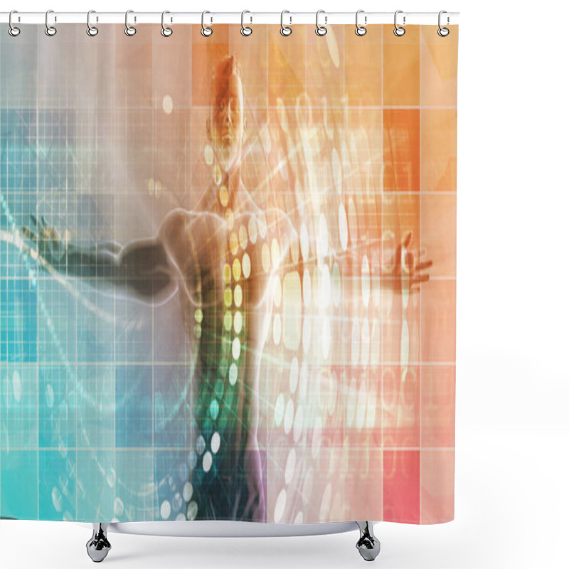 Personality  Wearable Technologies And Biometrics Shower Curtains