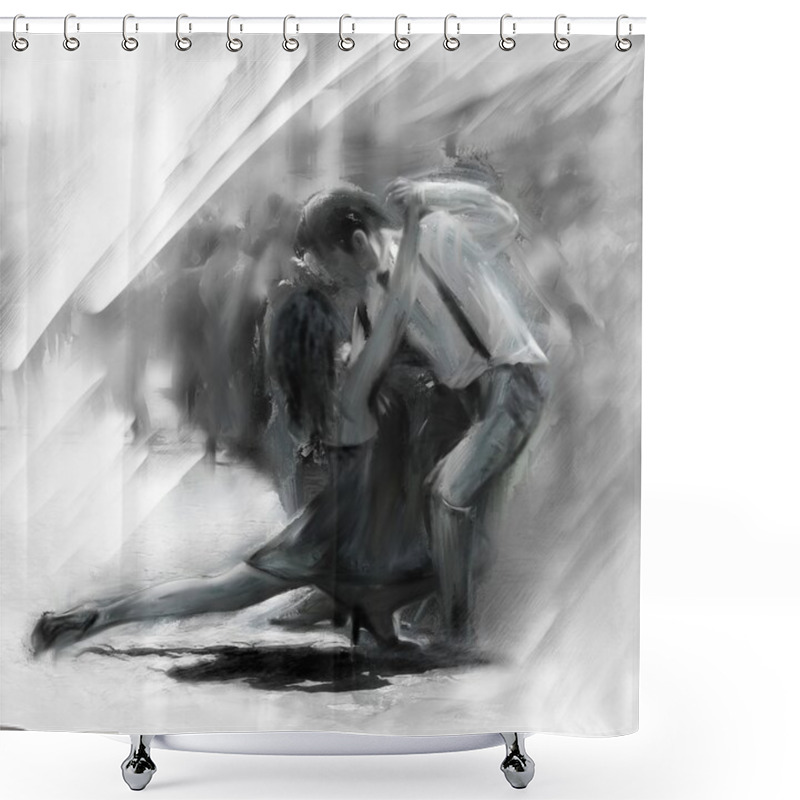 Personality  Argentine Tango, Latin Shower Curtains