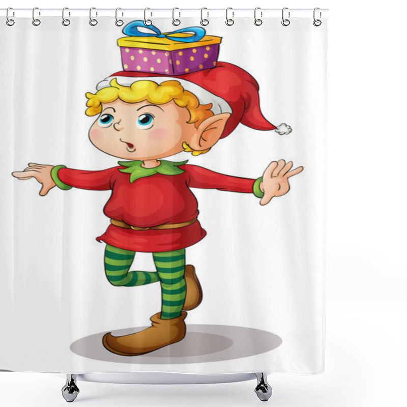 Personality  Little Elf Shower Curtains