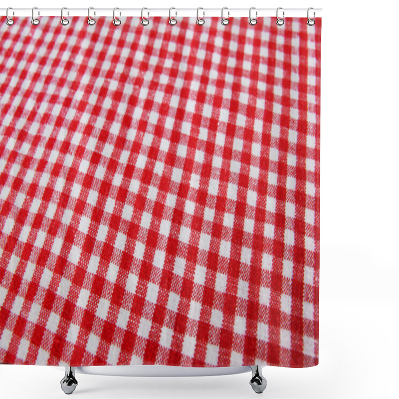 Personality  Checkered Tablecloth Shower Curtains