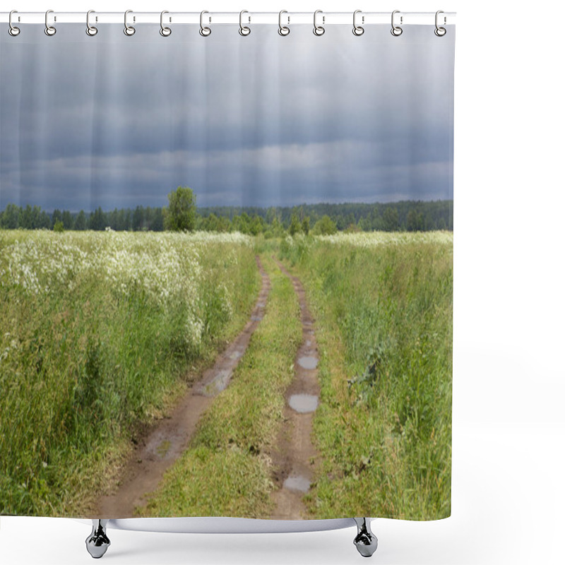 Personality  Rural Road Shower Curtains