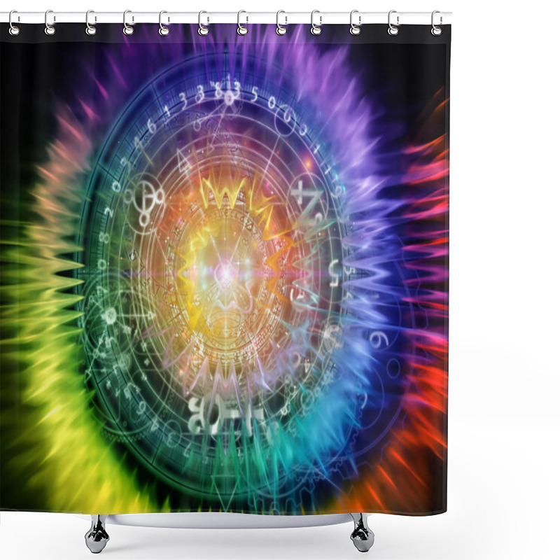 Personality  Diversity Of Abstract Visualization Shower Curtains