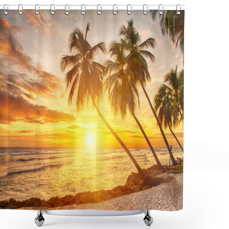 Personality  Barbados Shower Curtains