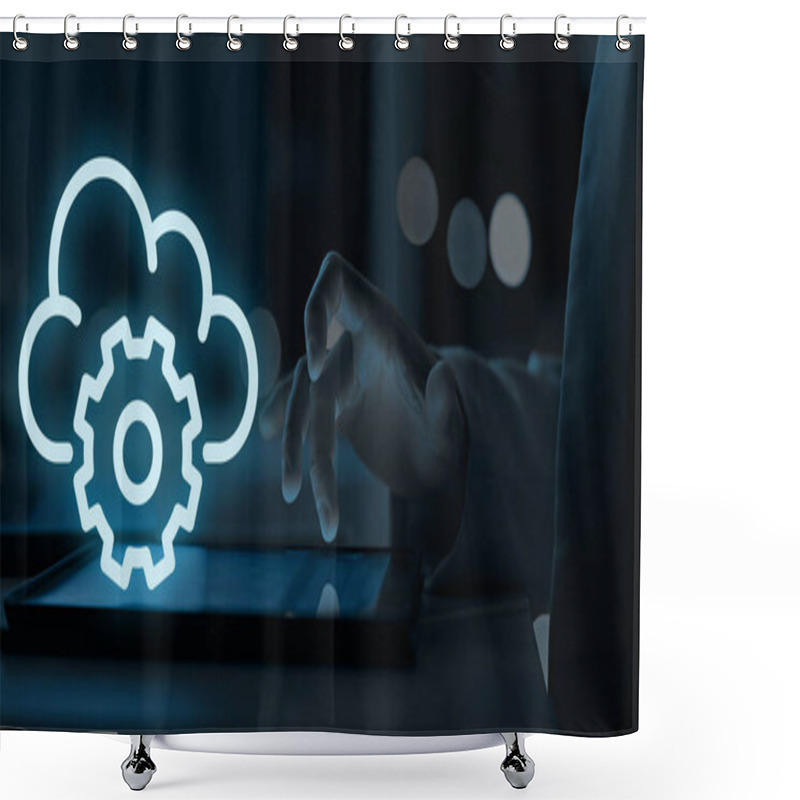 Personality  Optimizing Cloud Operations Driving Efficiency, Security, And Continuous Innovation Shower Curtains