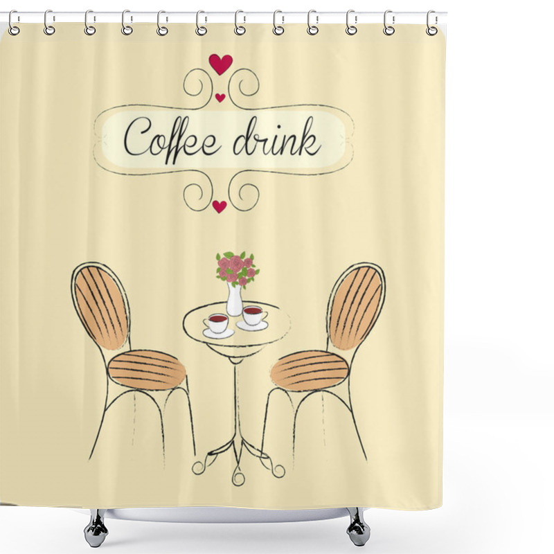 Personality  Coffee Drink Shower Curtains