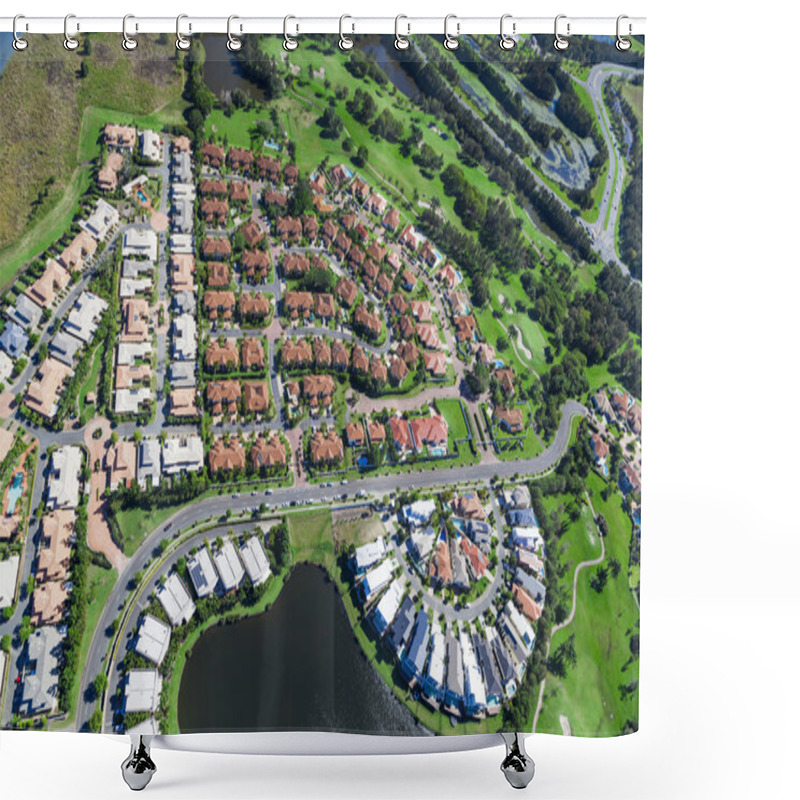 Personality  Neighborhood From Air Shower Curtains