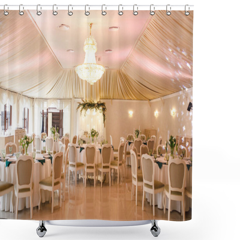 Personality  Beautiful Wedding Decor, Restaurant, Ceremony Shower Curtains