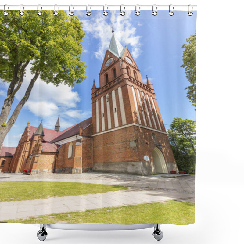 Personality  Shrine Of Our Lady Gietrzwald Shower Curtains