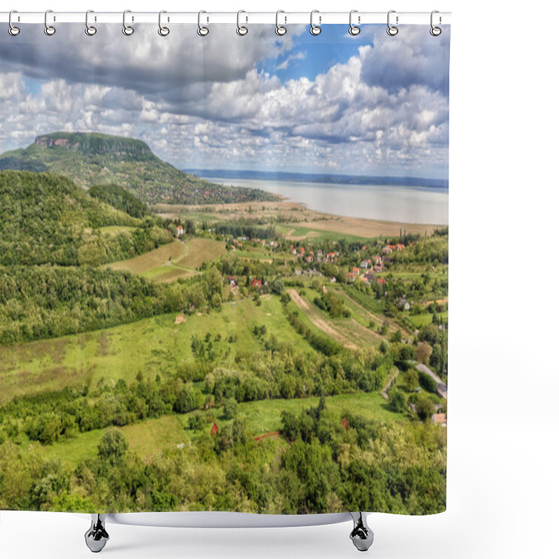 Personality  Landscape At Lake Balaton Shower Curtains