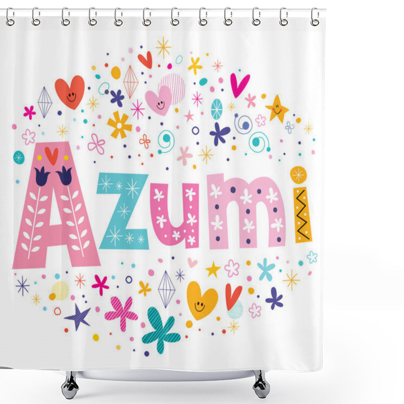 Personality  Azumi - A Feminine Japanese Given Name Shower Curtains