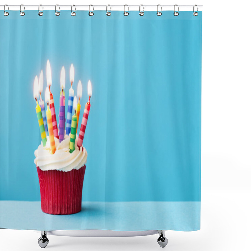 Personality  Birthday Cupcake  Shower Curtains