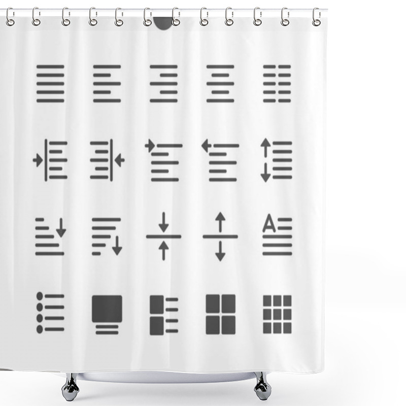 Personality  Edit Text V1 UI Pixel Perfect Well-crafted Vector Solid Icons 48x48 Ready For 24x24 Grid For Web Graphics And Apps. Simple Minimal Pictogram Shower Curtains