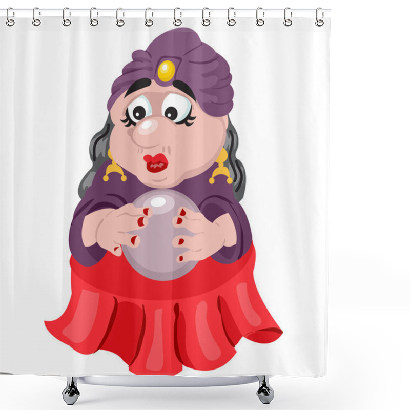 Personality  Fortune Teller Shower Curtains