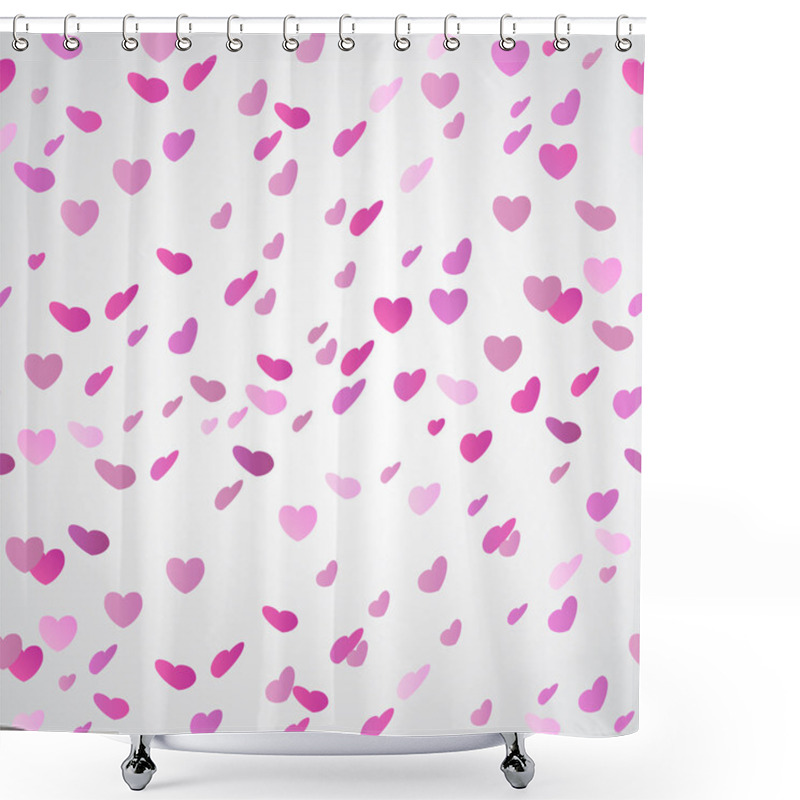 Personality  Valentine Day Seamless Shower Curtains