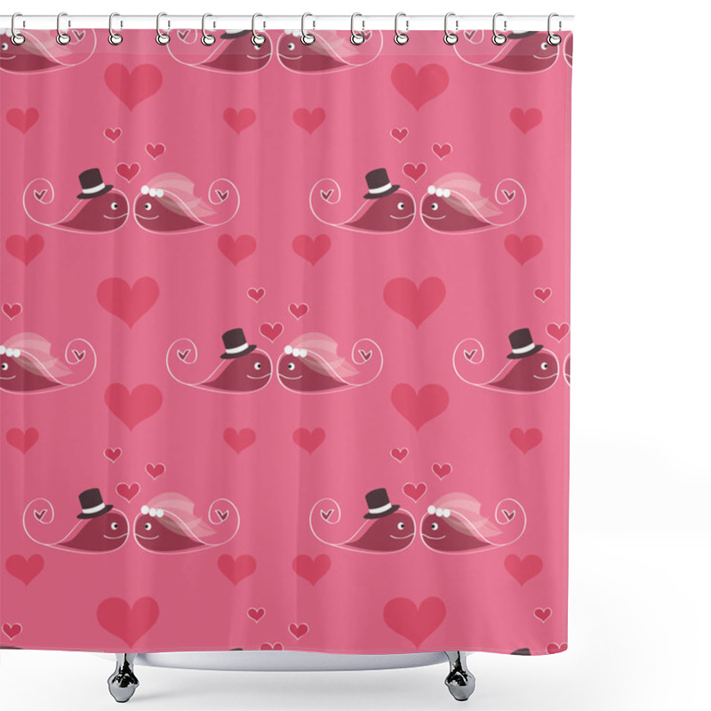 Personality  Seamless Pattern Shower Curtains