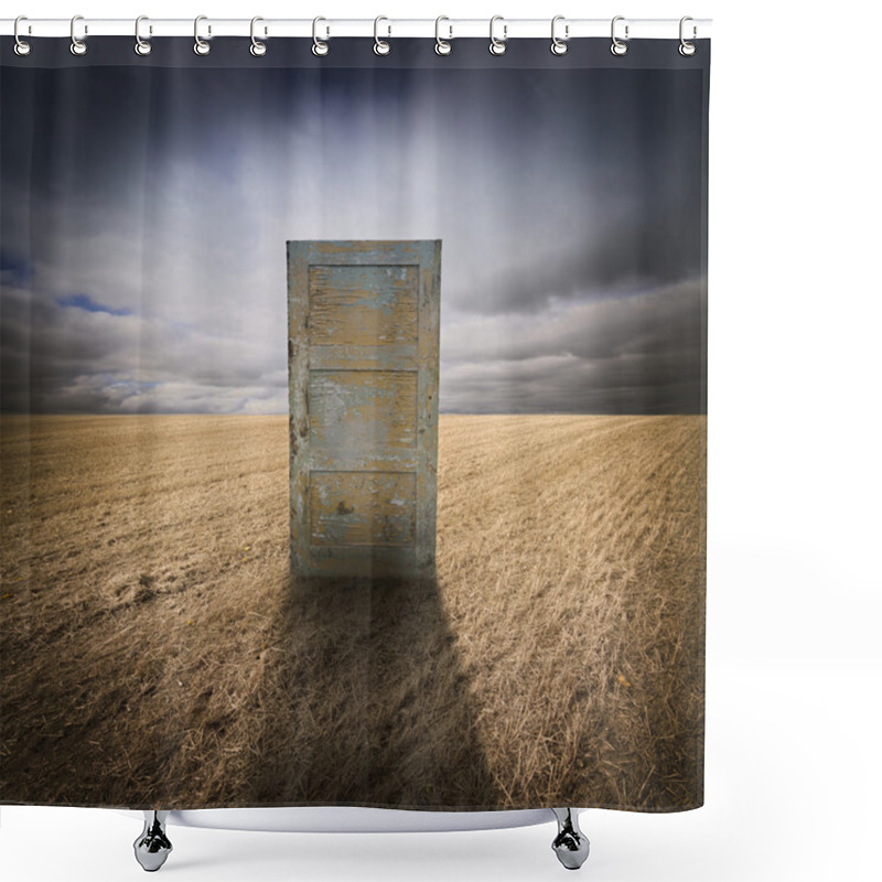 Personality  Door Shower Curtains