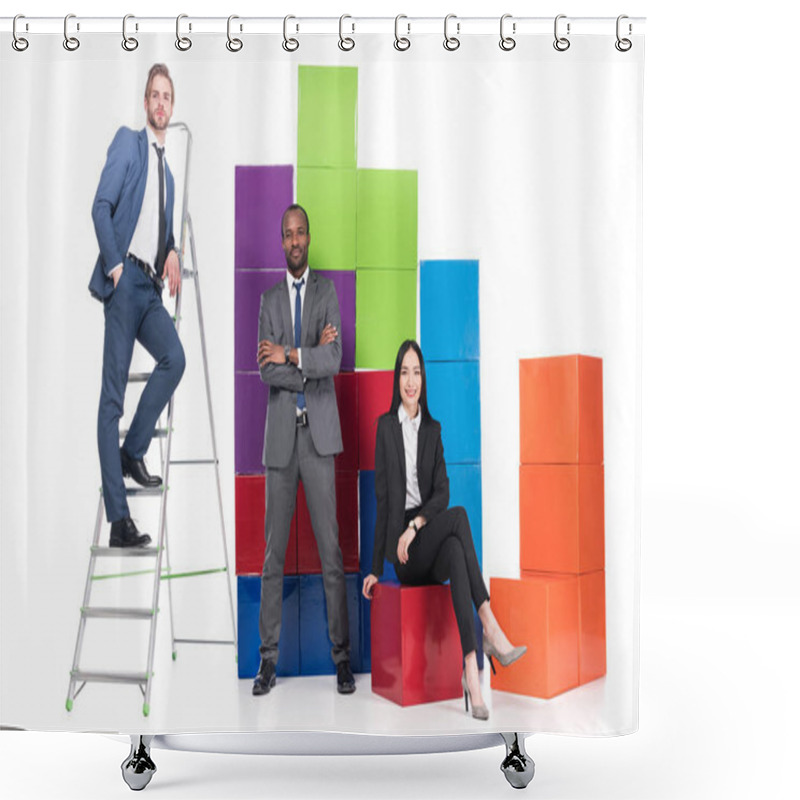 Personality  Teamwork Shower Curtains