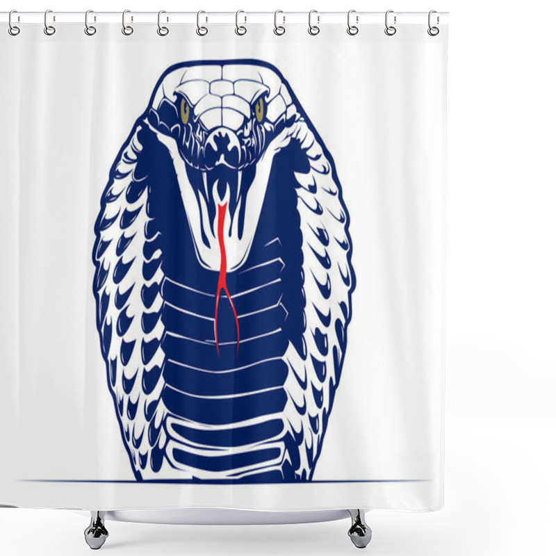 Personality  Cobra Snake Shower Curtains