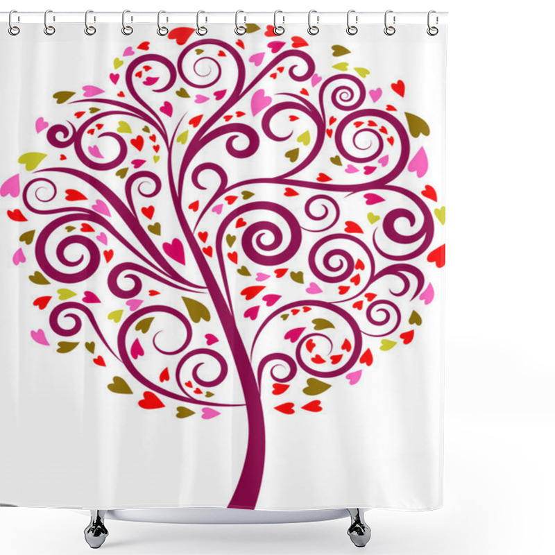 Personality  Decorative Tree - 1 Shower Curtains