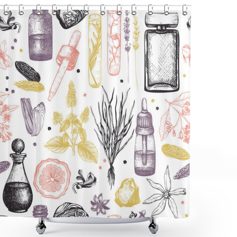 Personality  Design For Cosmetics And Perfumery Shower Curtains