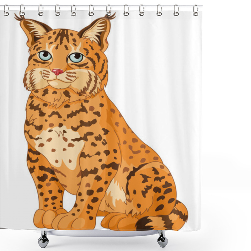 Personality  Bobcat Shower Curtains