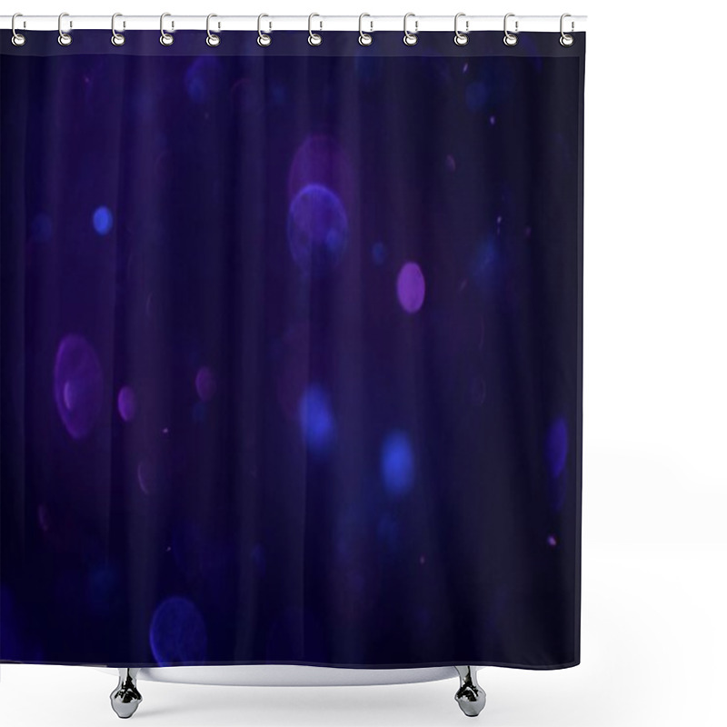 Personality  Bokeh Lights Digital Background With Copy Space Shower Curtains