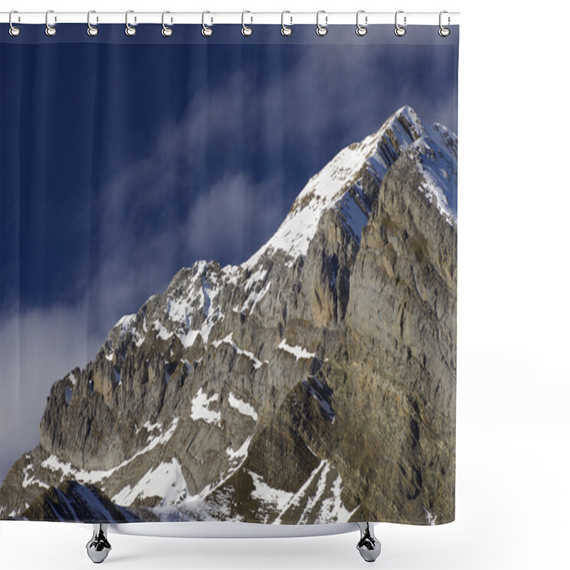 Personality  Snowy Peak Shower Curtains